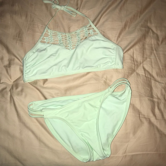 Xhilaration Swim Mint Green Bathing Suit Set Poshmark